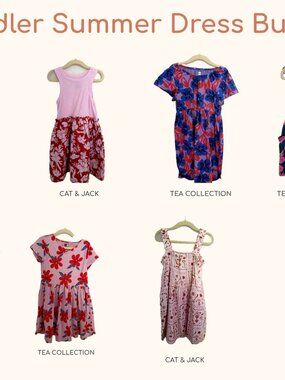 Toddler Summer Dress Bundle - 10 Pieces